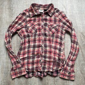Harley Davidson Flannel Button Down